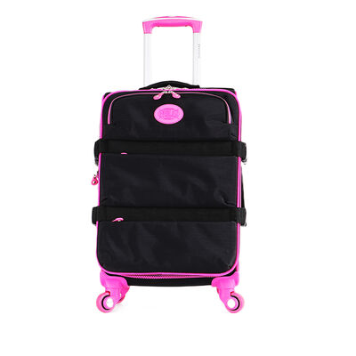 Good price 2026 3 Pcs Custom Wholesale Travel Soft Suitcase High Quality Trolley Bag Fabric Luggage for Business online