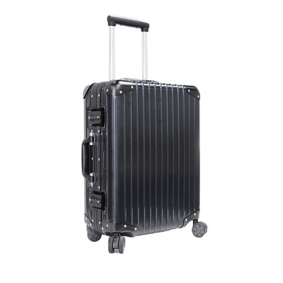 Good price 3pcs High Quality Travel Trolley 4 Wheels ABS Luggage aluminum frame Trolley Suitcases  Sets for Long-distance Travel online