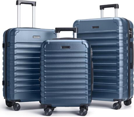 Good price 3pcs High Quality Travel Trolley 4 Wheels ABS Luggage Trolley Suitcases  Sets for Long-distance Travel online
