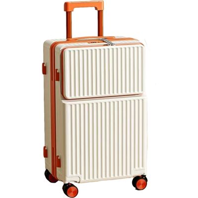 Good price Cheap Fashionable Spinner Wide Trolley Large Capacity Custom Suitcase Travel Front Open Design Luggage online