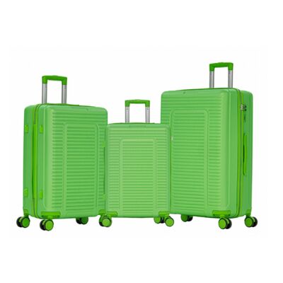 Good price 3pcs High Quality Travel Trolley 4 Wheels ABS Luggage Trolley Suitcases Sets for Long-distance Travel online
